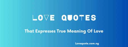 Love Quotes That Expresses True Meaning Of Love