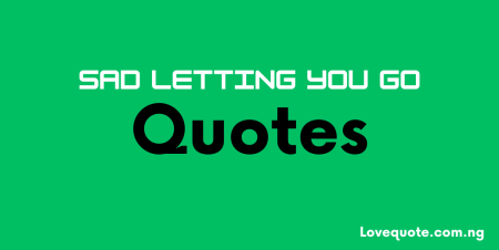 Sad Letting You Go Quotes