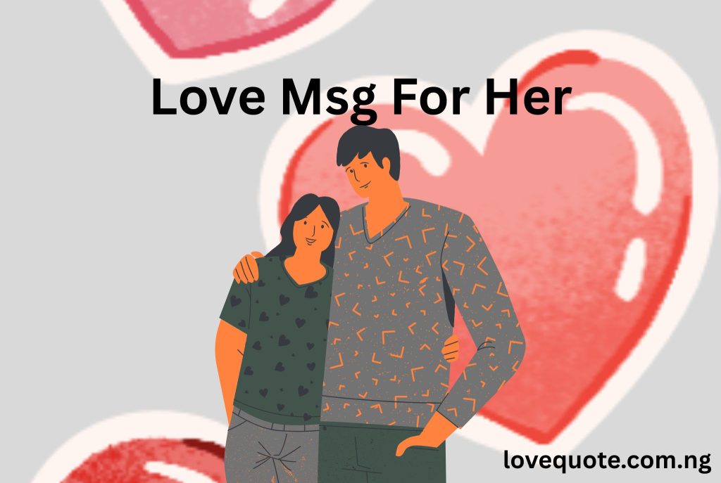 love msg for her
