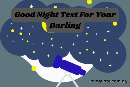 Good Night Text For Your Darling