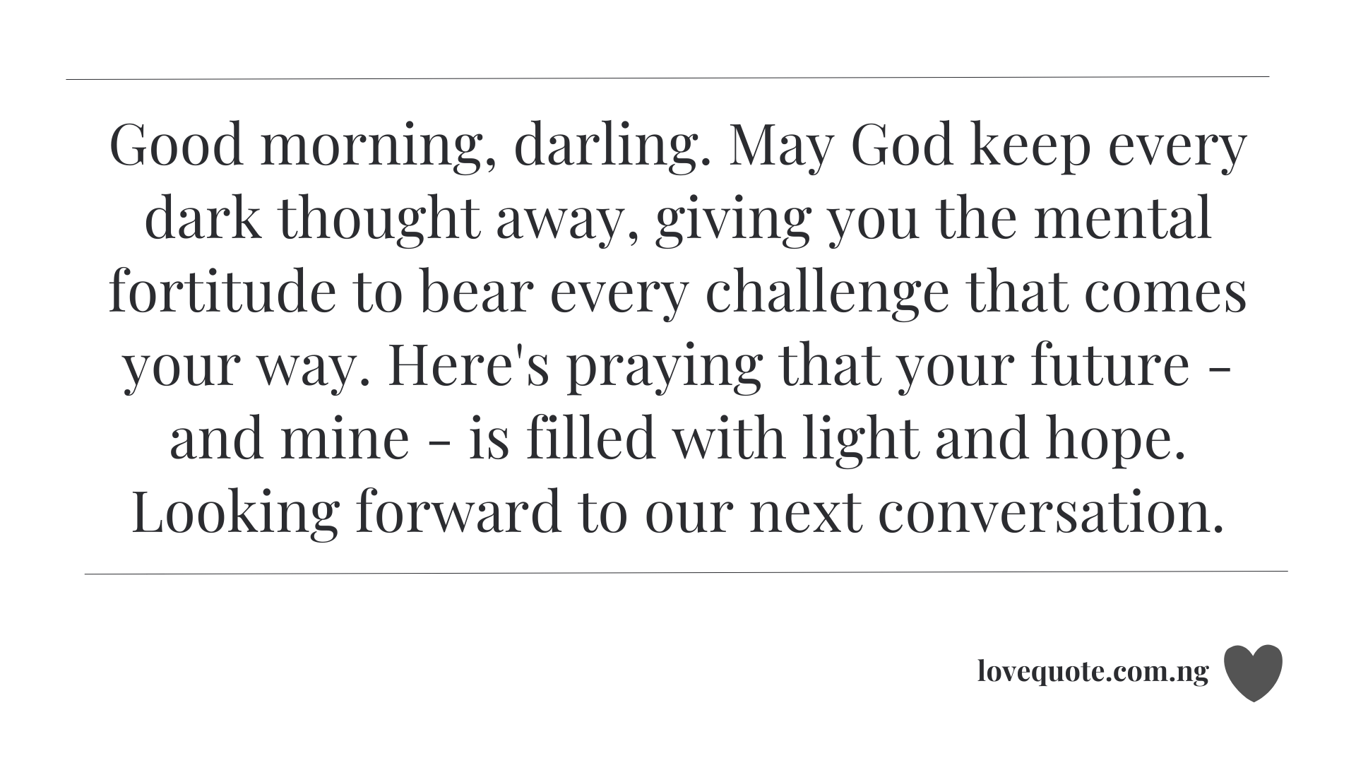 Good Morning Prayers for My Him